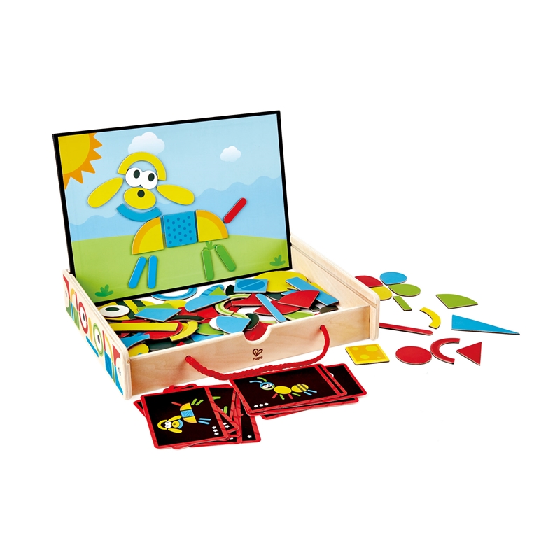 Hape Magnetic Art Box 91 Piece On The Go Magnet Toy Playset Na May Kahoy Na Kahon Para Sa Mga Bata Bumili Ng Mga Laruang Kahoy Kahoy Na Playet Kahoy Na Laruan Para